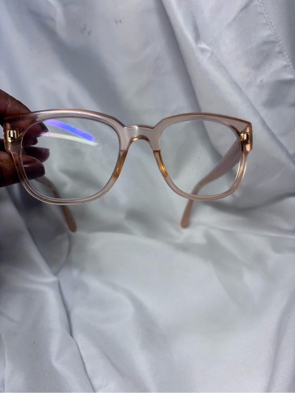 Ray-Ban RB7210 8203  Square Full Rim Plastic Eyeglass Frames 52-20 145 As Is